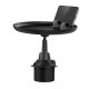 Adjustable 360 Degree Rotation Car Cup Holder Tray
