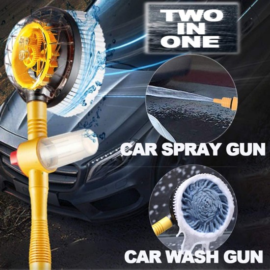 High Pressure Automatic Car Cleaning Brush + 10m Water Pipe