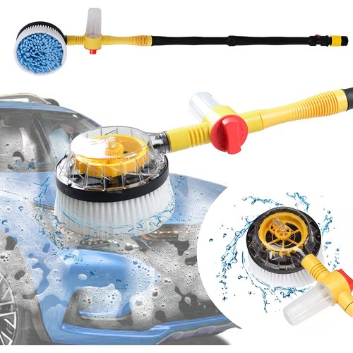 High Pressure Automatic Car Cleaning Brush + 10m Water Pipe