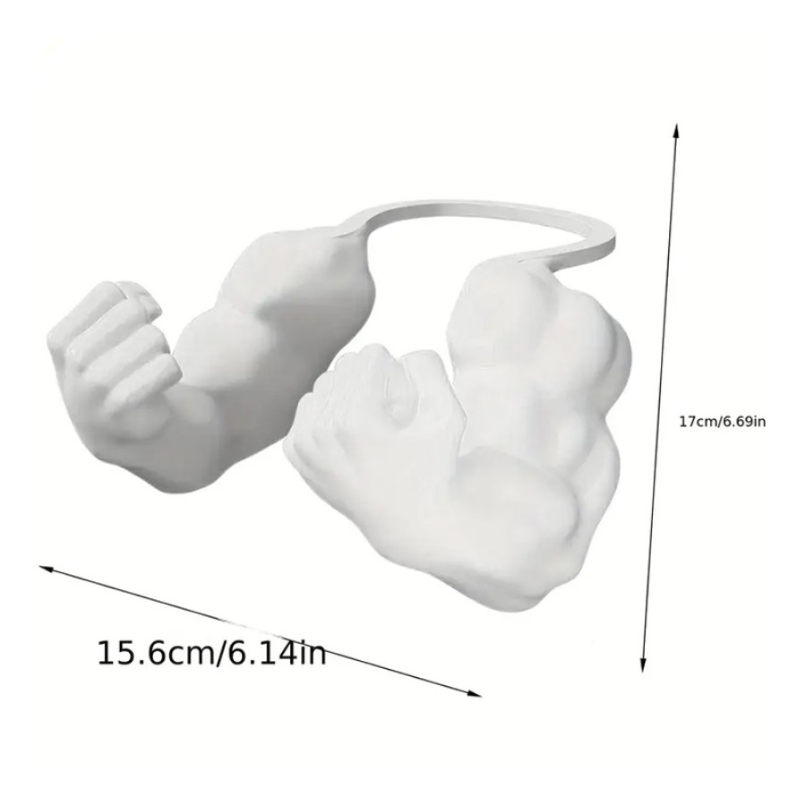 Funny Muscle Cat Arm Pendant
