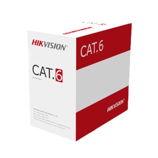 Hikvision 305m CAT6 UTP Network Cable (CCA,0.565 mm) - White