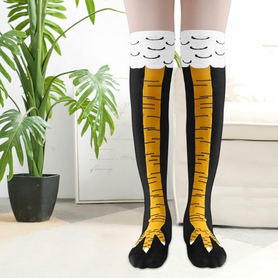 Funny Cartoon 3D Chicken Legs Socks