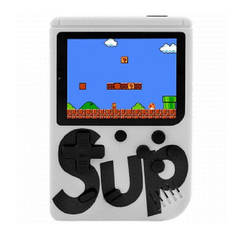 Classic Retro SUP 400 In 1 Game Console With Rechargeable Battery - White