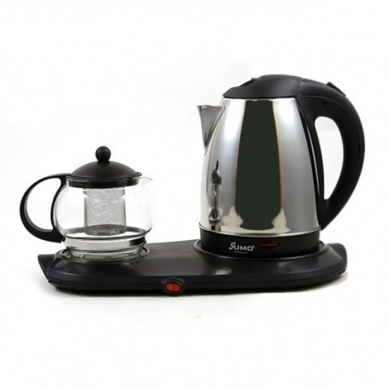 Sumo 1800W 3 in 1 Tea Tray Set Electric Stainless Steel Kettle