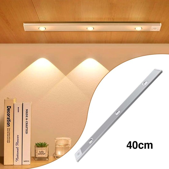 Rechargeable Smart Led Cabinet Closet Motion Sensor Light- 40cm