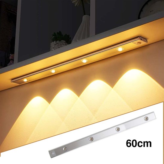 Rechargeable Smart Led Cabinet Closet Motion Sensor Light- 60cm