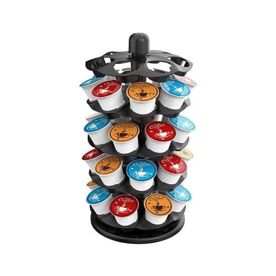 Coffee Pod Carousel Holder Organizer Compatible with 40 Keurig K Cup Pods