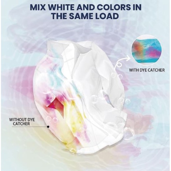 Color Catcher Absorbant Paper Sheet 50Pcs