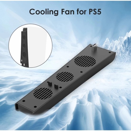 USB Cooling Fan for PS5 PlayStation 5/5 Digital Edition Game Console