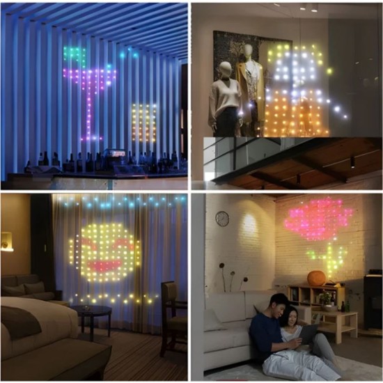 Smart Fairy String Color Changing Curtain DIY Light