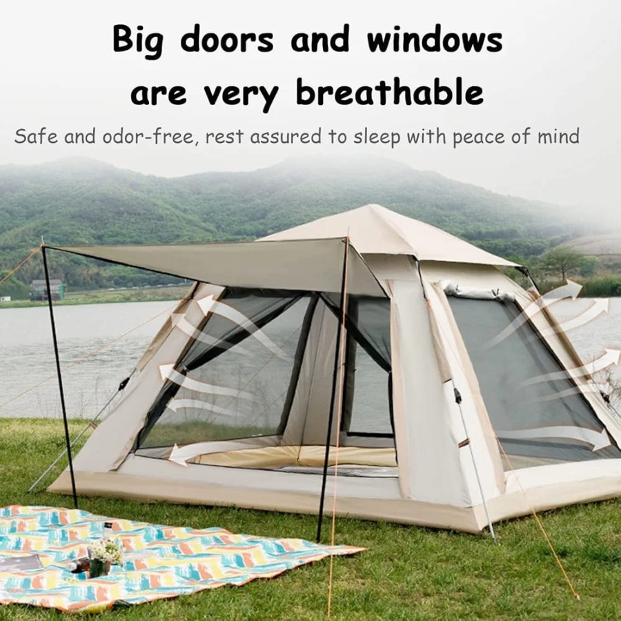 Large Outdoor Camping Tent (240x240x155cm)