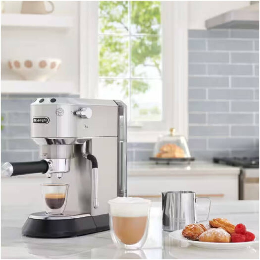 Delonghi Coffee Machine Dedica Style Manual Espresso Makers , Silver - EC685-M Delonghi Coffee Machine Dedica Style Manual Espresso Makers , Silver - EC685-M