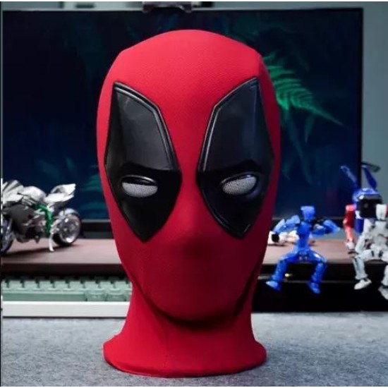 Deadpool 3 Helmet Mask Headwear Light Up Movable Eyes Ring Remote