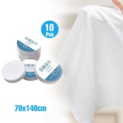 Disposable Compressed Bath Towel -10Pcs Disposable Compressed Bath Towel -10Pcs