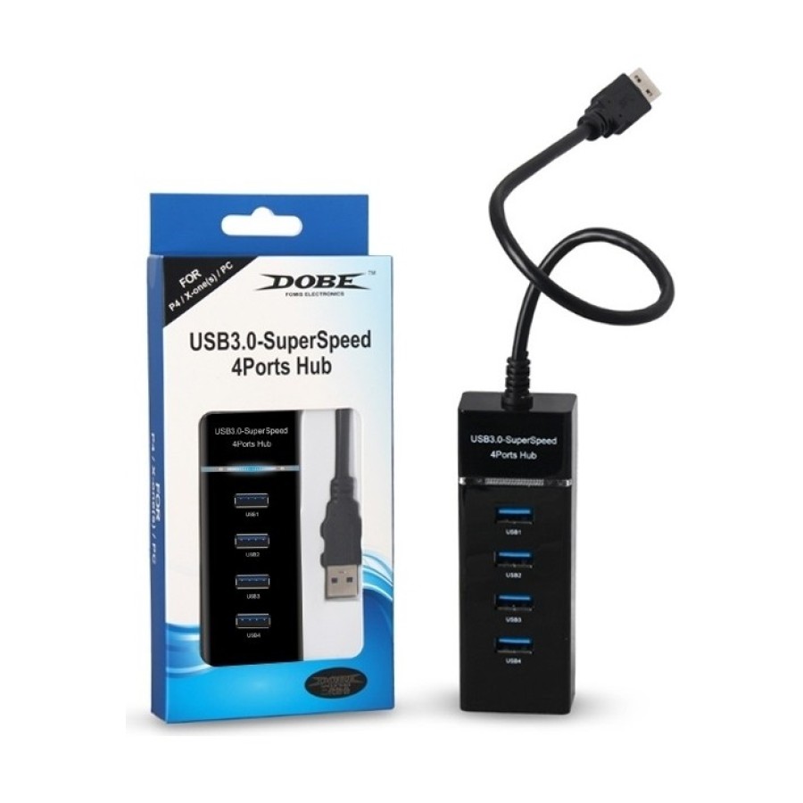 Dobe 4 Port Universal USB 3.0 HUB - PS1 CLASSIC