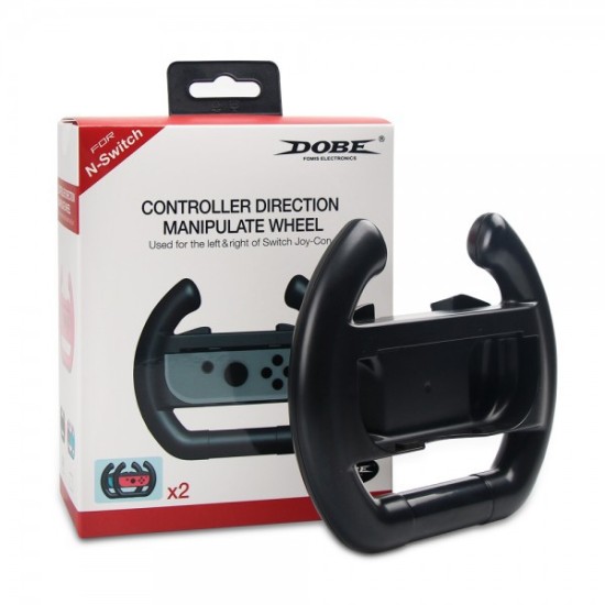 DOBE Controller Direction Manipulate Steering Wheel Grip Handle For Nintendo