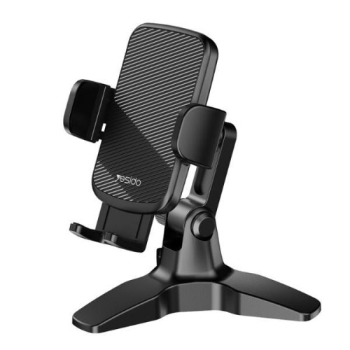 YESIDO Universal Phone Holder Clip Adjustable Desktop Mobile Phone Tripod Stand