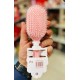 Stitch Square Long Handle Sequin Quicksand Hair Comb