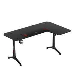 Gamax HY-R Gaming Table (R-Shaped) 160x100x75cm with Mousepad - Right