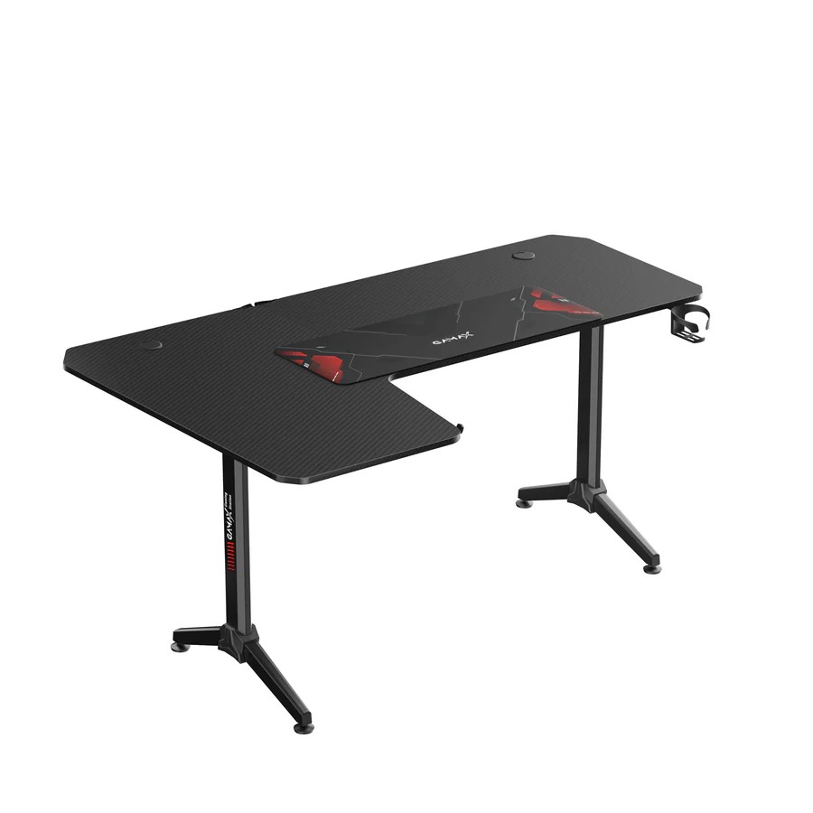 Gamax HY-L Gaming Table (L-Shaped) 160x100x75cm with Mousepad - Left