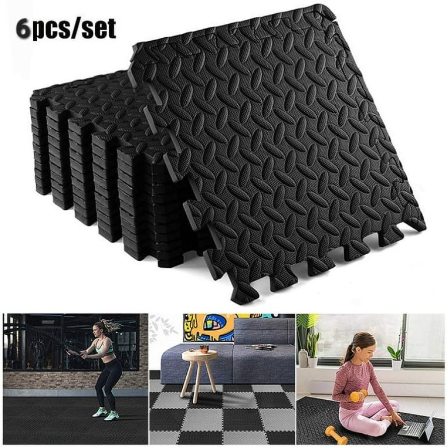 6Pcs Home Gym Thicken EVA Foam Mat Play Puzzle Mats