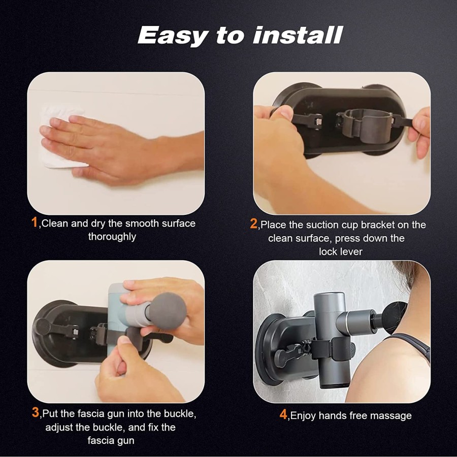 Massage Gun Holder for Back, Hands Free Massage Gun Holder