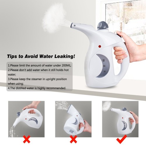 4-In-1 Handheld Facial & Garment Steamer