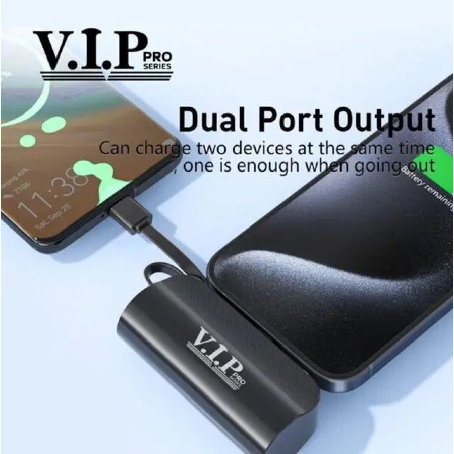 Power Bank Vip Pro 5000mAh with 18W Lightning or Type-C Port