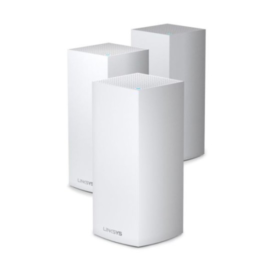Linksys Velop Whole Home Intelligent Mesh WiFi 6 AX4200 System, Tri-Band, 3-pack