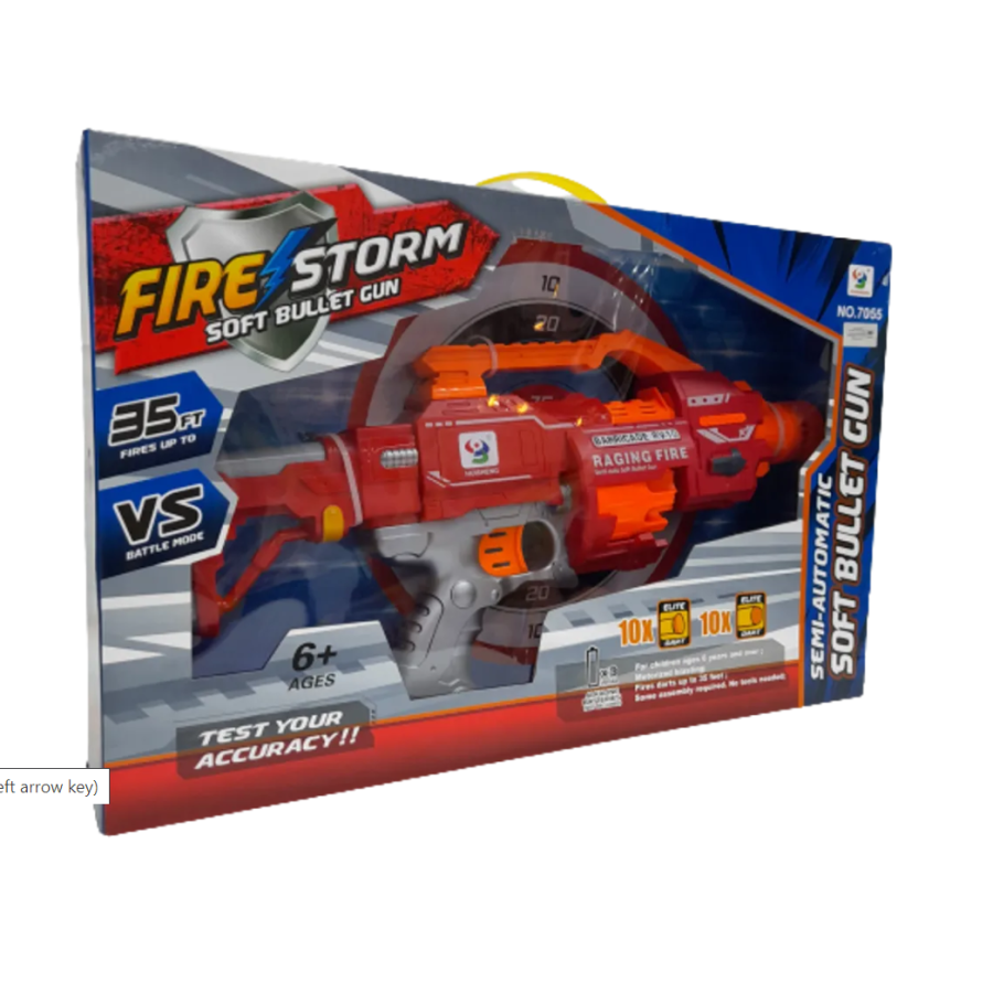 Fire Storm Soft Bullet Shooting Gun KWT