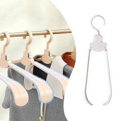 Space Saving Non-slip Plastic Fold Hanger Space Saving Non-slip Plastic Fold Hanger