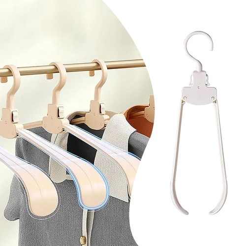 Space Saving Non-slip Plastic Fold Hanger