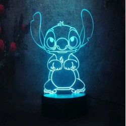 Stitch Night Light 16 Colors Lamp with Remote