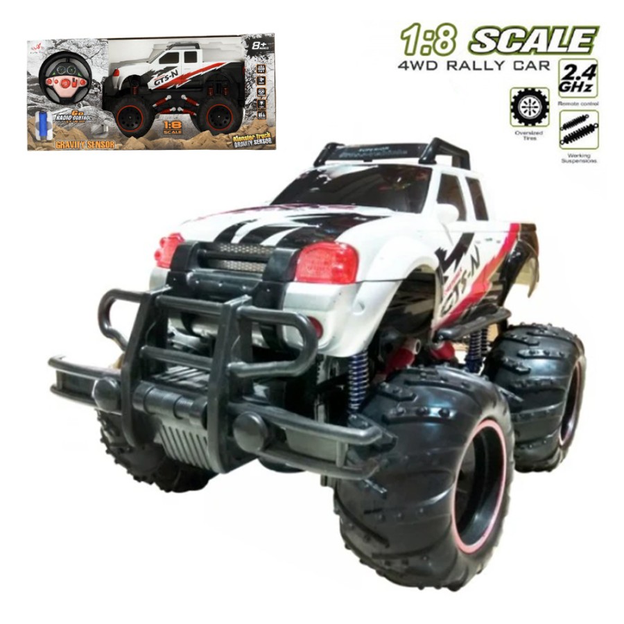 Gravity Monster RC Truck with Steering Wheel Remote