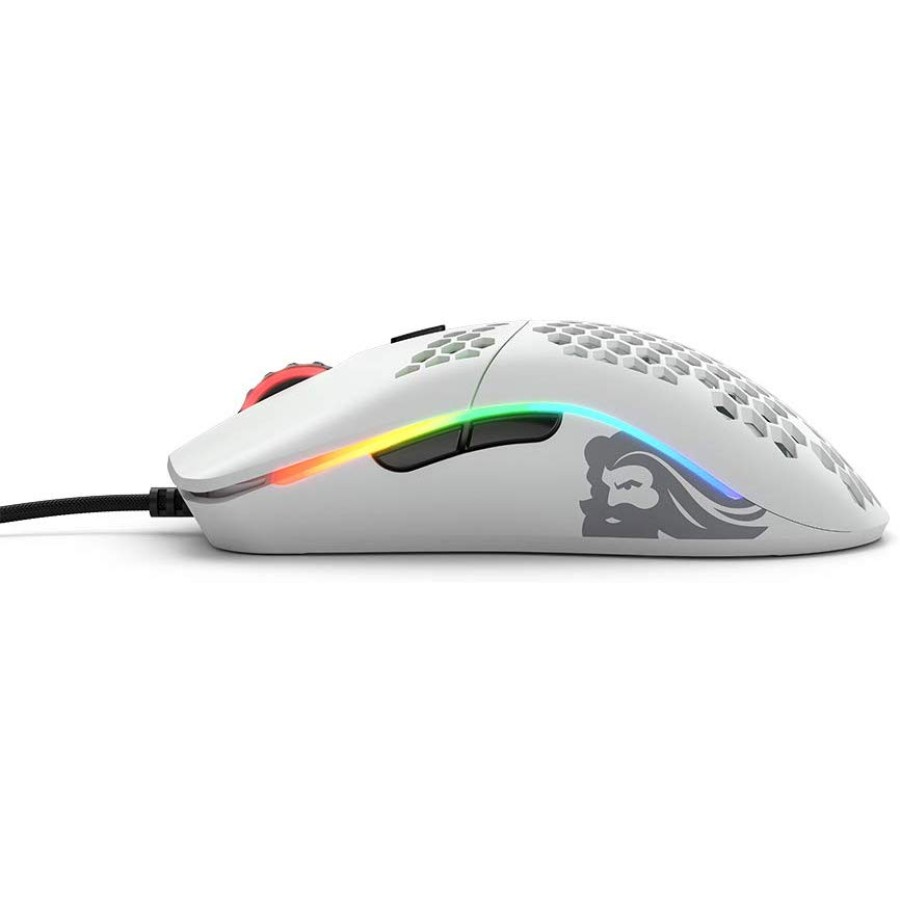 Glorious Model O- 58G Worlds Lightest RGB Gaming Mouse (Matte White Edition)