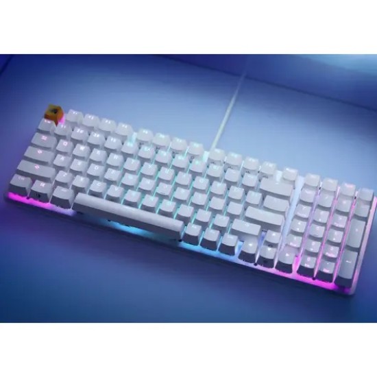 Glorious GMMK V2 96% Pre-built Modular Mechanical Keyboard - White (ARABIC)