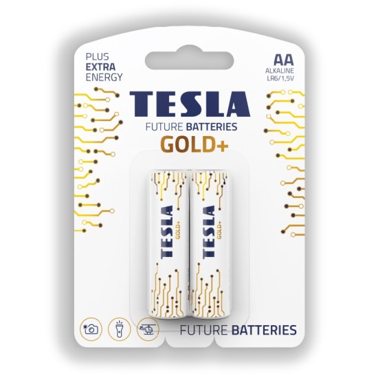 Tesla Batteries AA GOLD+ - 2 Pieces