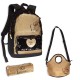 Hello Kitty Gold Backpack 16"