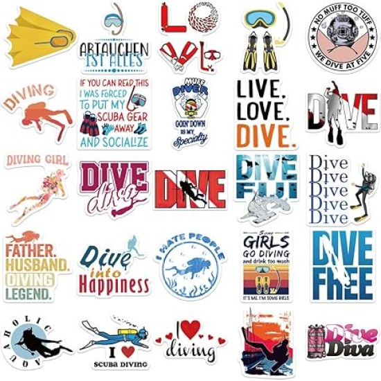 Diving Sticker