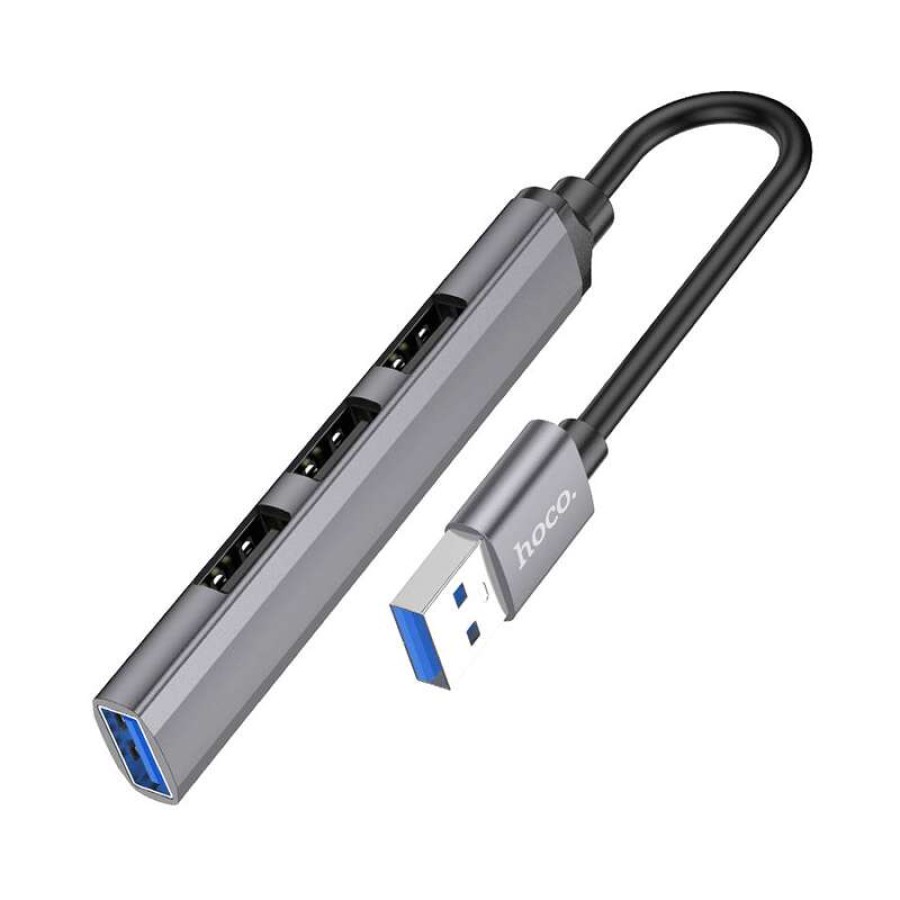 Hoco USB hub 4-in-1 HB26 USB3.0+USB2.0x3