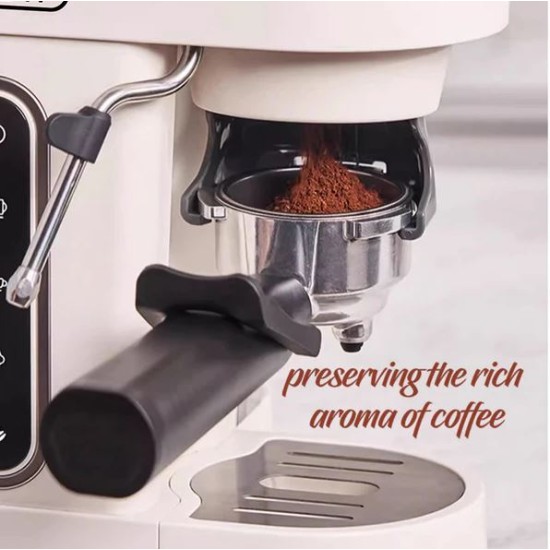 HiBREW 20 Bar Semi Automatic Espresso Coffee Maker With Grinder Bean Machine H14