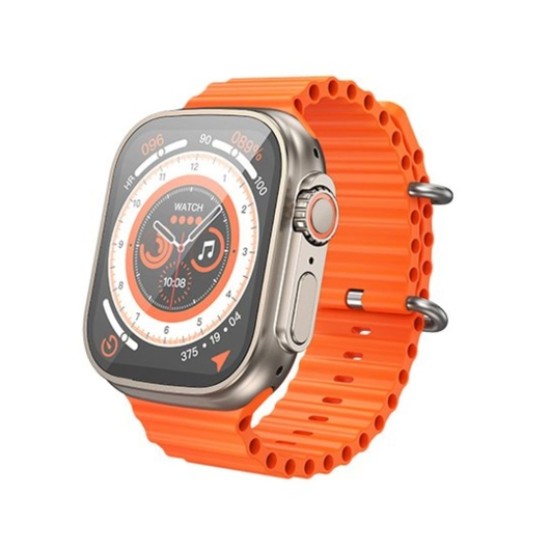 Hoco Y12 Ultra Sport Watch with Silicone Strap (H100) - Orange