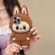Labubu iPhone 14 Pro Max 3D Case - Brown Labubu iPhone 14 Pro Max 3D Case - Brown
