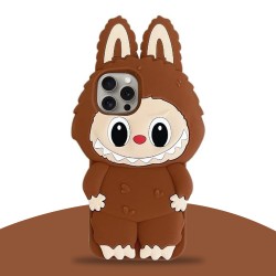 Labubu iPhone 14 Pro Max 3D Case - Brown Labubu iPhone 14 Pro Max 3D Case - Brown