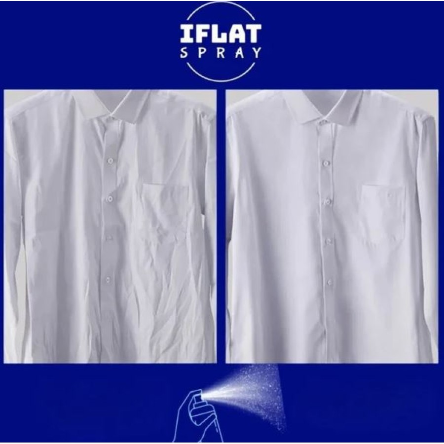 i FLat Spray Instant Fabric Wrinkles Remover (250 ml)