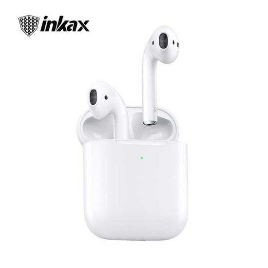 Inkax T02 True Wireless Earbuds - White