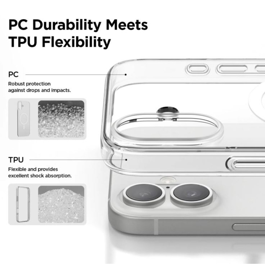 Rocket iPhone 17 Soft TPU Magsafe Case - Clear