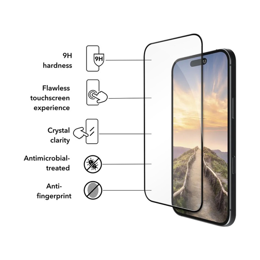 Rocket iPhone 17 Pro Tempered Protection Glass -Clear