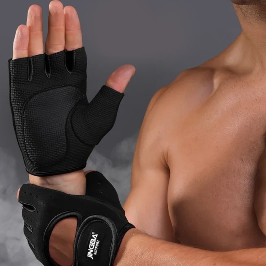 Jingba JB-8039 Non-Slip Sporty Gloves for Weightlifting Gym Workout