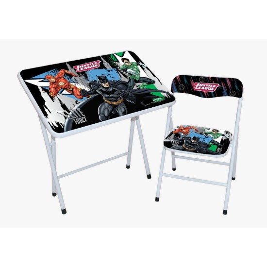 Studying Table and Chair / Justice League